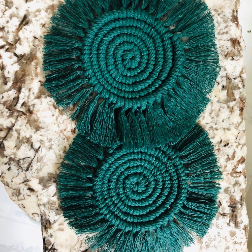 Handmade Macrome coasters